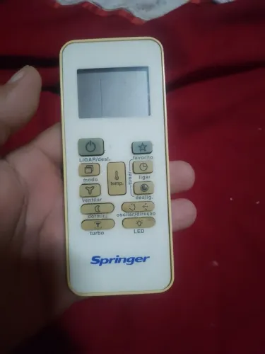 Controle ar condicionado Springer usado mas funcionando normal