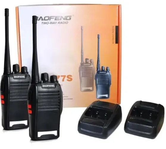 Kit 4 Radio Comunicador 777s Profissional Ht Uhf 16 Canais
