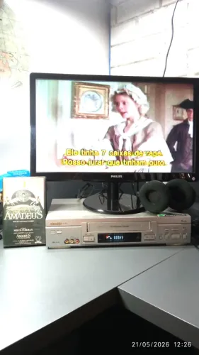 Vídeo Cassete Sharp VC-G77 4 HEADS STEREO - Made in Malaysia