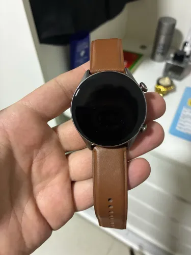 Relógio Xiaomi GTR4 Original pulseira de couro