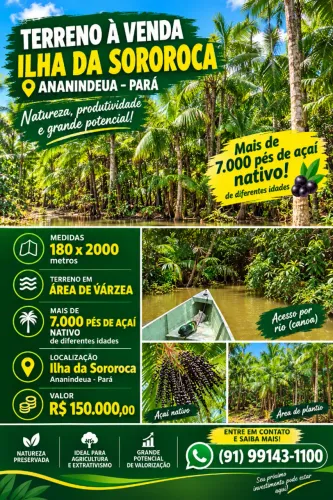 Terreno com mais de 360.000 m²