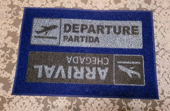 Tapete de porta (capacho) - Viagem / aeroporto