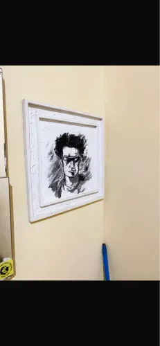 Quadro "olhar escuro "