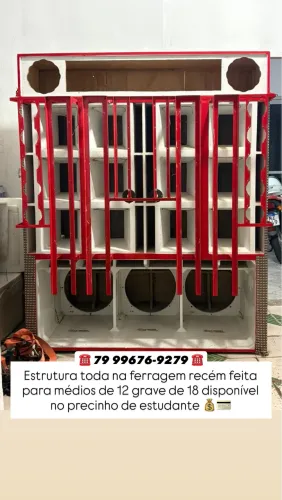 Estrutura de som barata disponível 