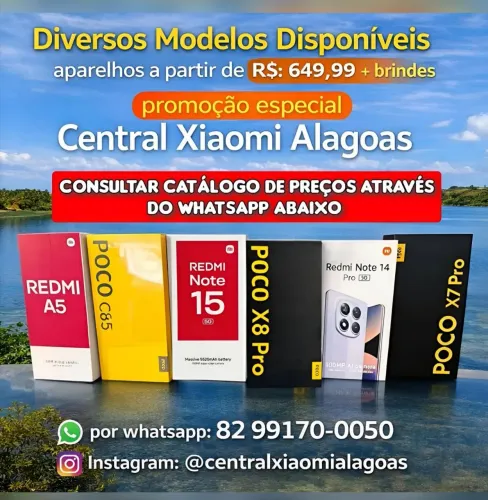 Xiaomi Redmi Note 15, Poco X8 Pro, Realme C75 e Diversos Modelos