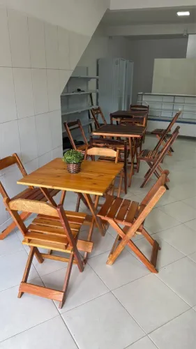 3 conjunto mesas e cadeiras