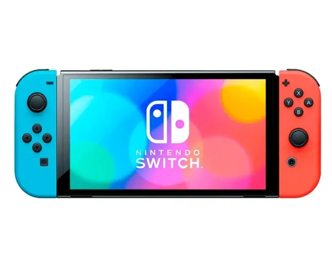 NINTENDO SWITCH OLED 64GB + 2 JOY-CON NOVOS + 7 JOGOS | IMPECÁVEL!