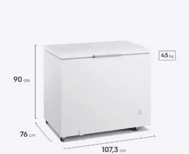 Freezer Eletrolux horizontal semi novo