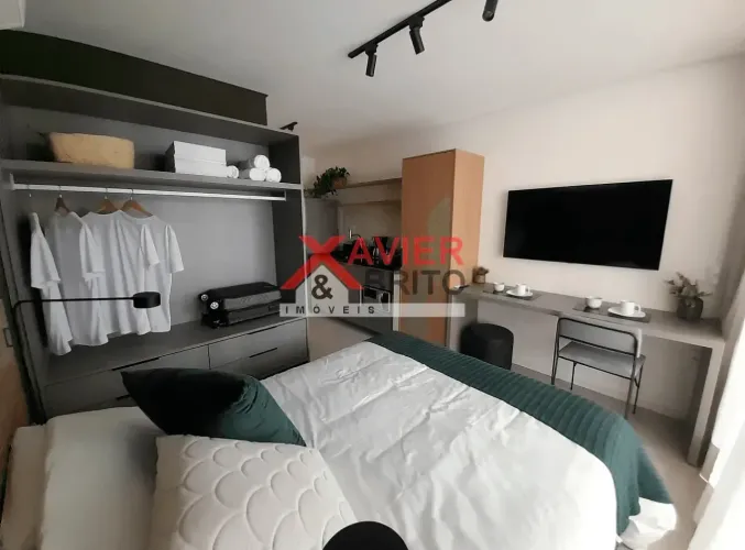 Lumen Studios by Porte, Studio decorado à venda, 25m2, sacada, pronto para morar, Analia F