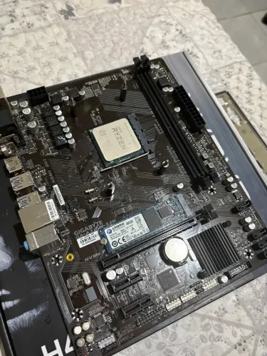Kit AM4 processador e Placa mãe