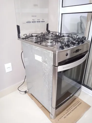 Fogão inox Brastemp 4 bocas