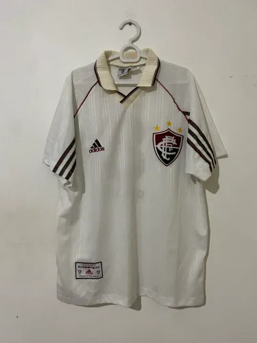 camisa fluminense branca 1998 #8 vintage anos 90