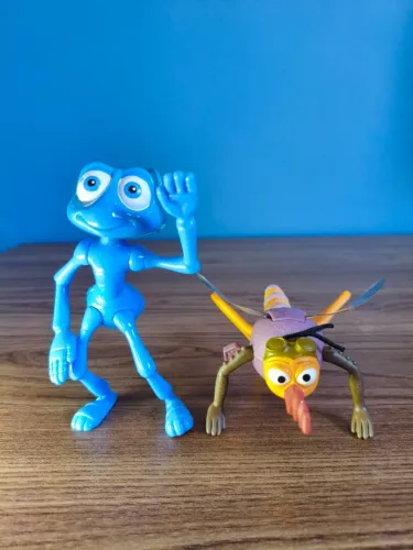 Bonecos A Bug's Life - Flik e Mosquito McDonald's 1998