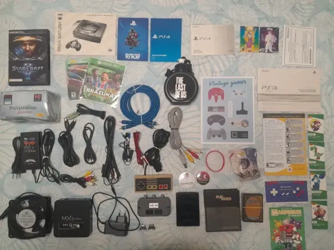 Lote de Itens Video Game
