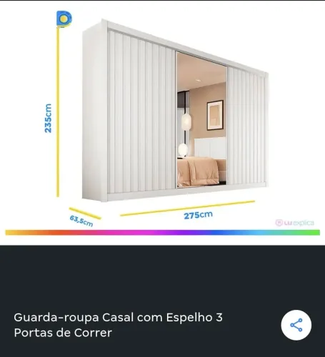 Guarda roupa casal