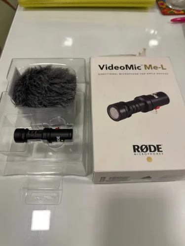 Microfone Røde VideoMic Me-L Para iPhone (Lightning) - Estado De Novo