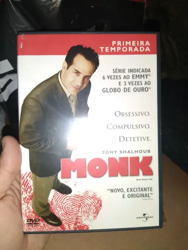 DVD Serie Monk primeira temporada 4 DVDs serie