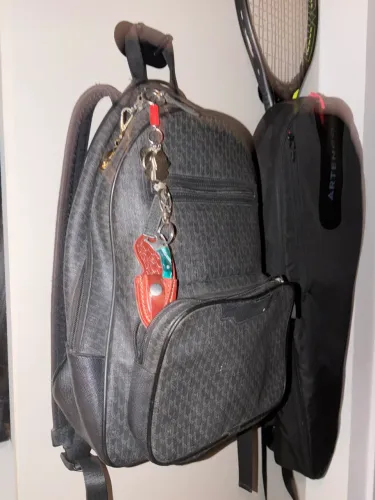 Mochila Montblanc Couro Antiga