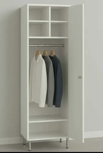CLOSET CM PORTA 1 CABIDEIRO/NICHO MDF NOVO