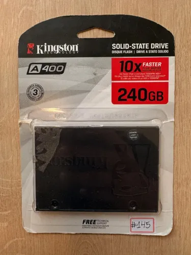SSD A400 Kingston 240GB - SA400S37/240G (LACRADO)