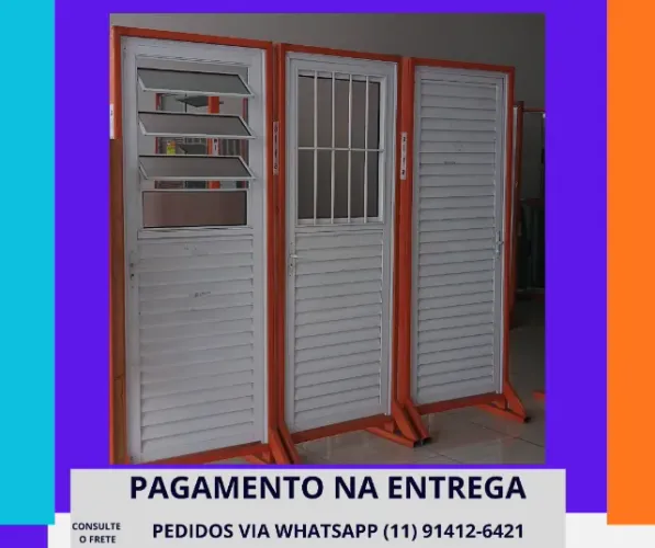 porta de aluminioo modelo GBP6