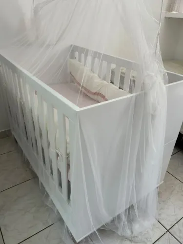 Berço Infantil com colchão - Vira cama Montessoriana