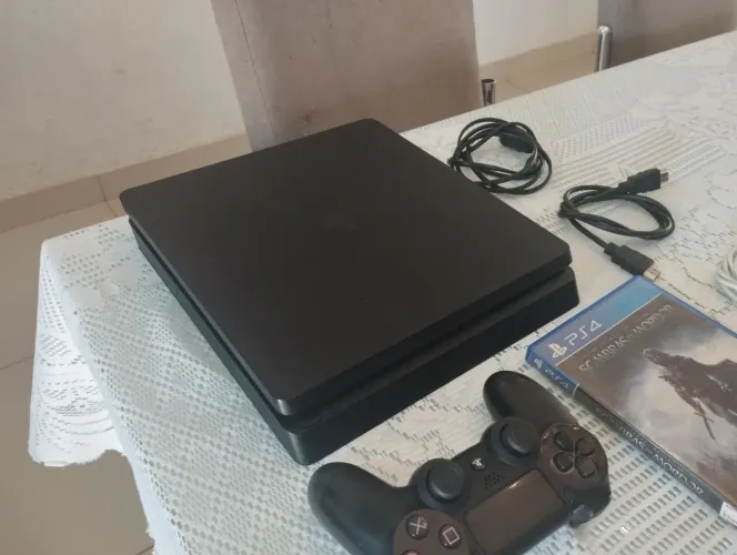 Ps4 Slim Playstation 4 1 Controle Loja Física Garantia Parcelo Pego Xbox ps3 ps4 Nintendo