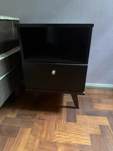 MESA DE CABECEIRA RETRÔ 1 GAVETA