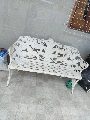 Conjunto de cadeiras de ferro 