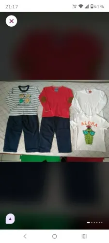 Lote de roupas infantil super conservadas