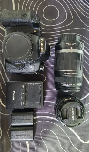 Canon 70d + 50mm e 55-250mm
