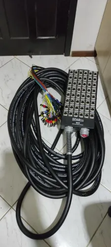 Multicabos 35M, 48 vias com bandeja e case.