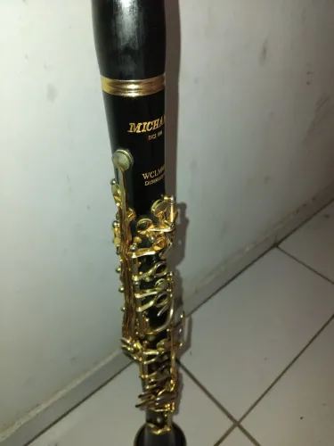 Clarinete Michael 17 Chaves Dourado Pra vender Rápido 