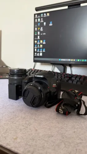 Canon SL3 + 2 lentes | Kit para foto e vídeo