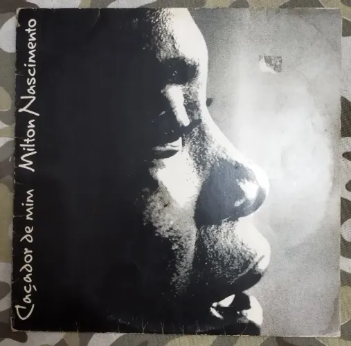 Vinil LP Milton Nascimento - Caçador De Mim com Encarte (1981) MPB