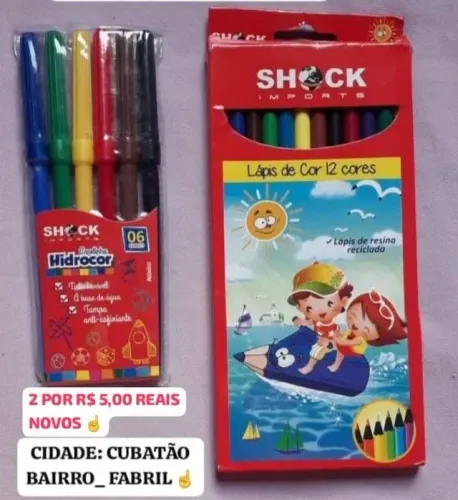 Vendo 2 por 5,00 reais novos _ só vendo com dinheiro mãos _