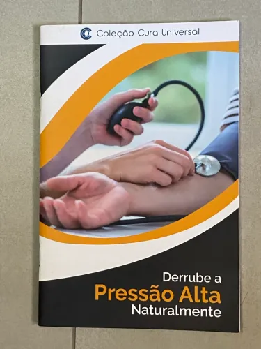 Lote 3 Livretos Coleção Cura Universal (Pressão Alta, Artrite/Artrose, Depressão)