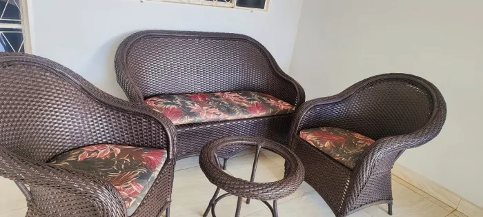 Conjunto de Sofás e poltronas