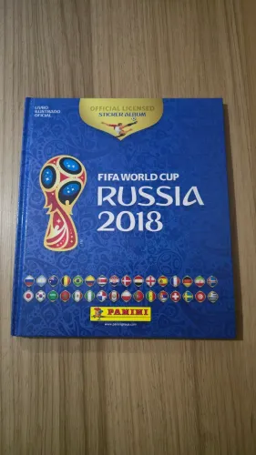 ÁLBUM COPA DO MUNDO 2018 COMPLETO CAPA DURA