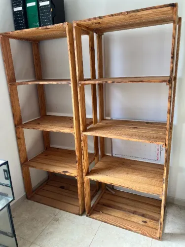 Prateleira de pallet (com led)