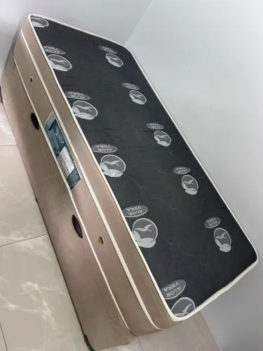 Cama solteiro baú