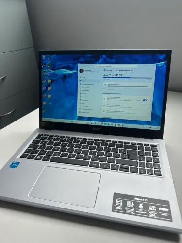 Notebook Acer Aspire 315 Intel Core I3 256gb + 8gb RAM - Usado em Estado Muito Bom