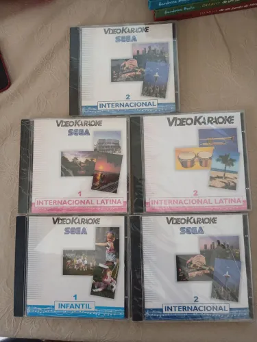 6 Cds de video karaoke sega