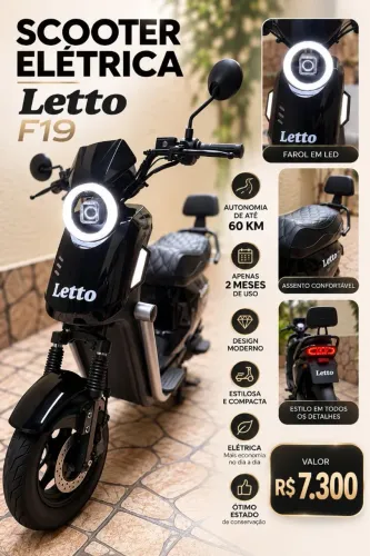 Vendo scooter elétrica Letto F19