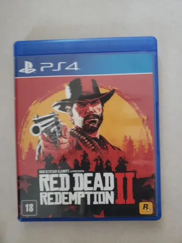 Jogo play 4 red dead 2 conservado e com mapa