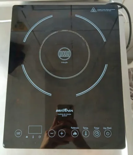 Cooktop (fogão) de indução 1 boca Britânia 220V