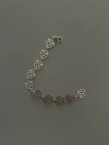 Pulseira de prata 18cm