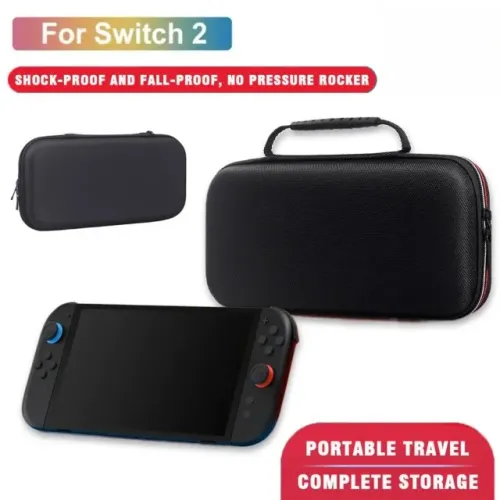 Case/estojo para transporte Nintendo Switch 2 preto