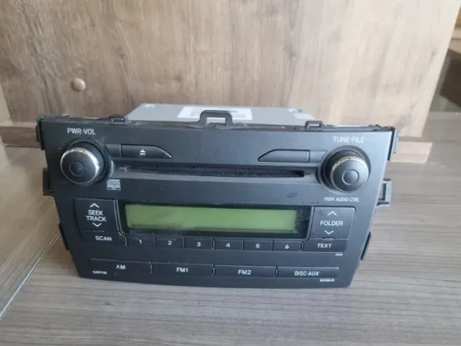 om Original Toyota Corolla 2009 a 2014 - Rádio CD/MP3/AUX Original de Fábrica