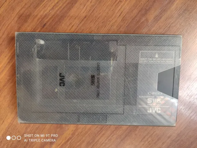Adaptador automático fitas vhs-c para VHS da JVC